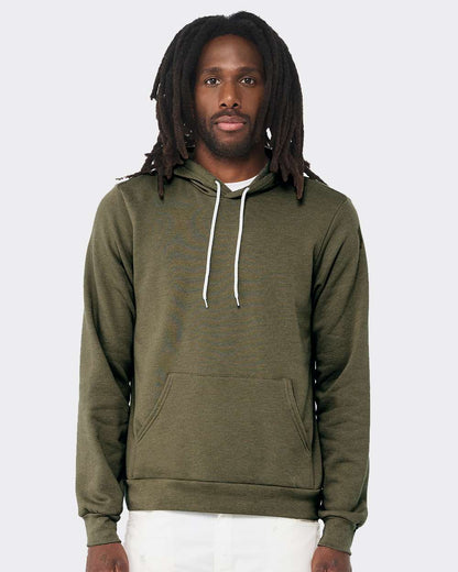 BELLA + CANVAS Sponge Fleece Hoodie 3719 #colormdl_Heather Olive