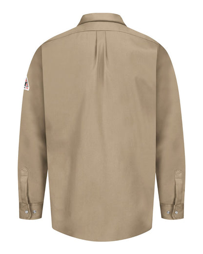 Bulwark Men's Tall Snap-Front Uniform Shirt - EXCEL FR SES2T #color_Tan