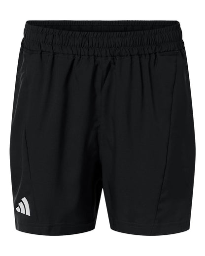 Adidas Men's D4T Woven 7" Shorts AT304 #color_Black/ White
