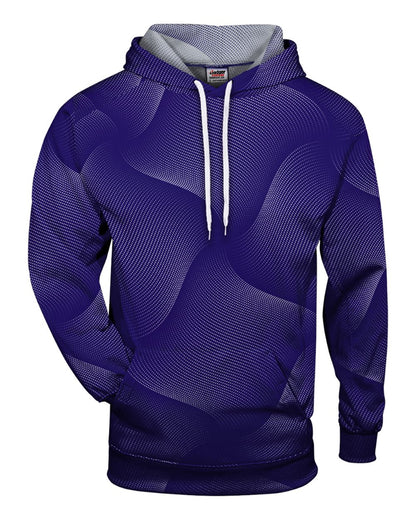 Badger Men's Warp Hooded Sweatshirt 1413 #color_Purple