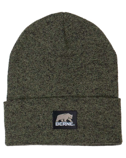 Berne Apparel Heritage Knit Cuff Beanie H150 #color_Cedar Green Heather