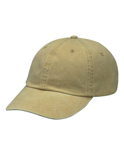 Adams Headwear Optimum Pigment-Dyed Dad Hat LP101 #color_Chamois