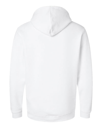 LAT Unisex Elevated Fleece Hoodie Sweatshirt 6926 #color_White