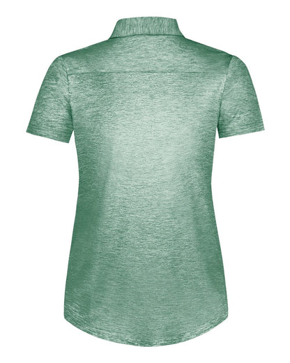Holloway Women's Electrify CoolCore® Polo 222772 #color_Dark Green Heather