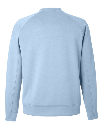 J. America Unisex Apex Fleece Crewneck Sweatshirt 8752 #color_Ice Blue