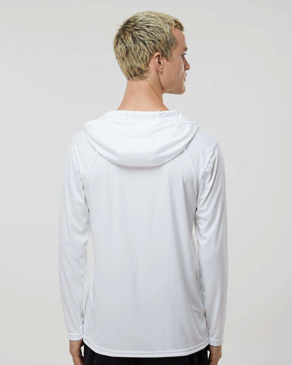 Holloway Men's Momentum Hooded Long Sleeve T-Shirt 222830 #colormdl_White