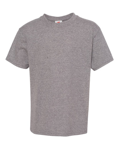 Hanes Ecosmart™ Youth T-Shirt 5370 #color_Oxford Grey