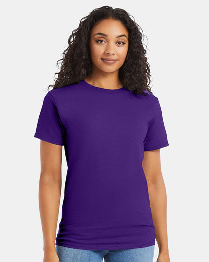 Hanes Essential-T T-Shirt 5280 #colormdl_Athletic Purple