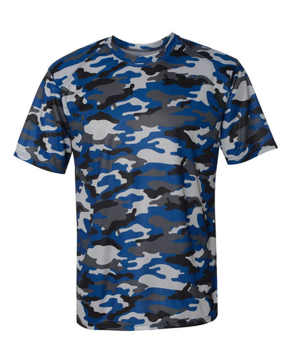 Badger Camo T-Shirt 4181 #color_Royal