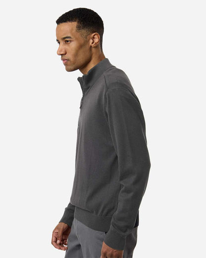 Devon & Jones Men's New Classics Quarter-Zip Sweater DG446 #colormdl_Graphite