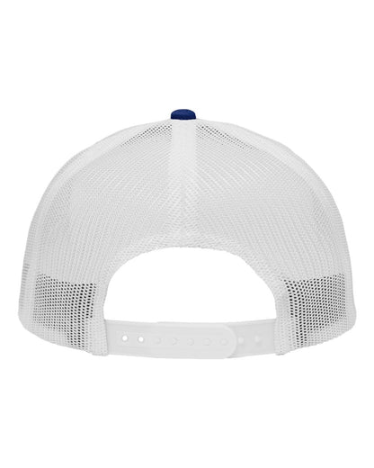 Sportsman Traditional Lo-Pro Mesh Back Trucker Fit Cap SP1450 #color_Chino Royal/ White