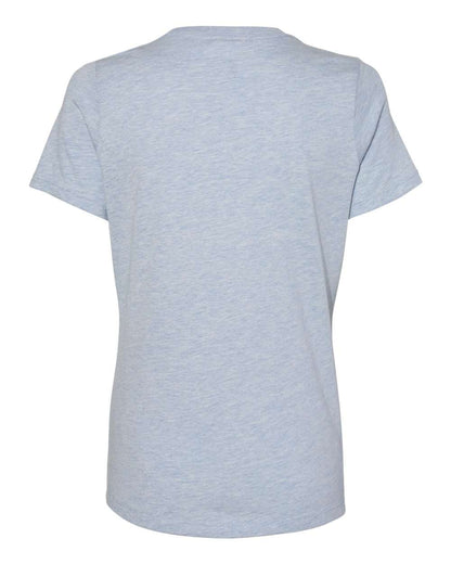 BELLA + CANVAS Women’s Relaxed Fit Heather CVC Tee 6400CVC #color_Heather Prism Blue