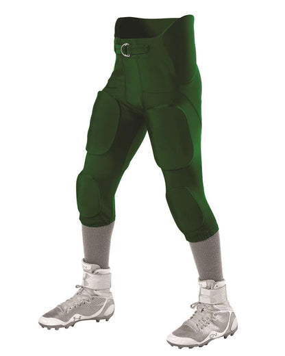 Alleson Athletic Youth Intergrated Football Pants 689SY #color_Forest