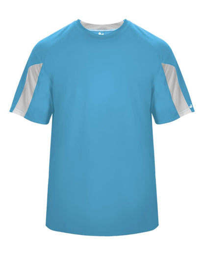 Badger Men's Striker T-Shirt 4176 #color_Columbia Blue/ White