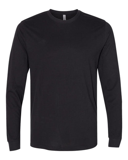 Next Level Sueded Long Sleeve T-Shirt 6411 #color_Black