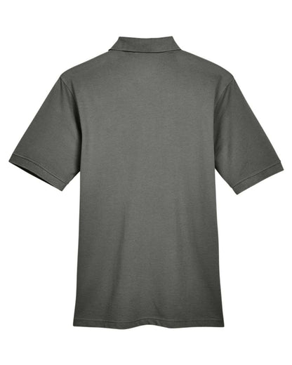 Harriton Men's Easy Blend™ Polo M265 #color_Charcoal