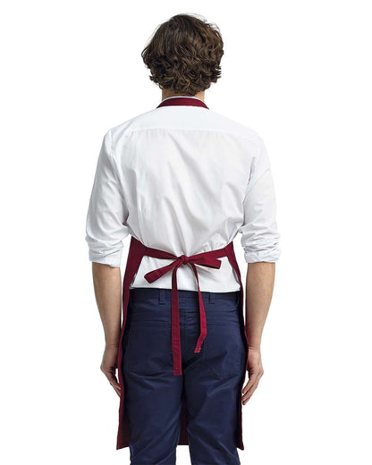Artisan Collection by Reprime Organic Cotton Bib Apron RP102 #colormdl_Burgundy
