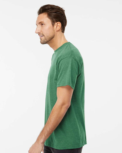 M&O Men's Gold Soft Touch T-Shirt 4800 #colormdl_Heather Kelly Green