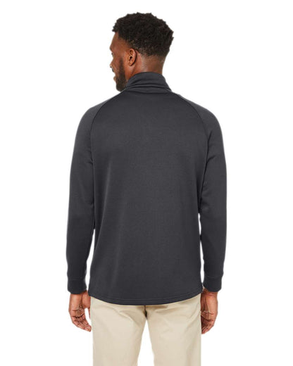 CORE365 Unisex Fusion ChromaSoft™ Fleece Quarter-Zip Pullover CE801 #colormdl_Carbon