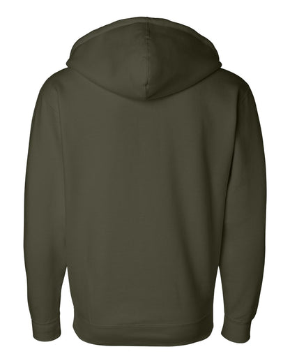 Independent Trading Co. Heavyweight Full-Zip Hooded Sweatshirt IND4000Z #color_Army