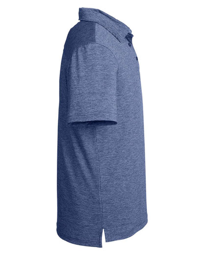 vineyard vines Men's Destin Stripe Sankaty Polo G011146 #color_Blue Depth