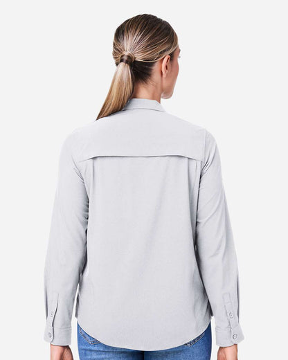 CORE365 Women's Ultra UVP® Marina Shirt CE510LW #colormdl_Platinum