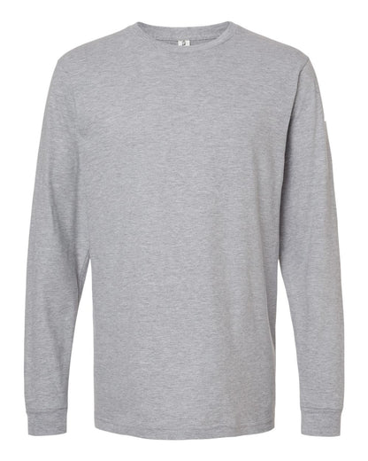 Tultex Fine Jersey Long Sleeve T-Shirt 202LS #color_Heather Grey