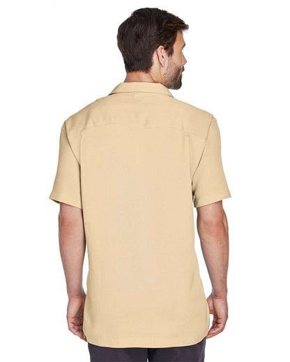 Harriton Men's Bahama Cord Camp Shirt M570 #colormdl_Sand