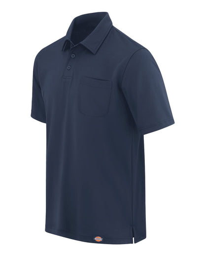 Dickies Performance Short Sleeve Work Shirt With Pocket LS44 #color_Dark Navy