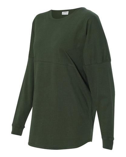 J. America Unisex Game Day Jersey Long Sleeve T-Shirt 8229 #color_Forest