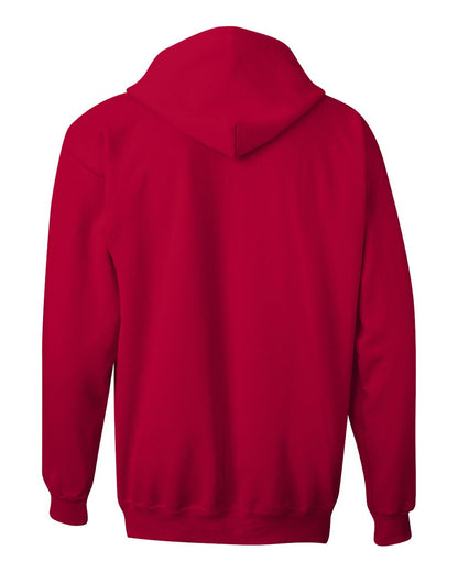 Hanes Unisex Ultimate Cotton® Full-Zip Hooded Sweatshirt F280 #color_Deep Red