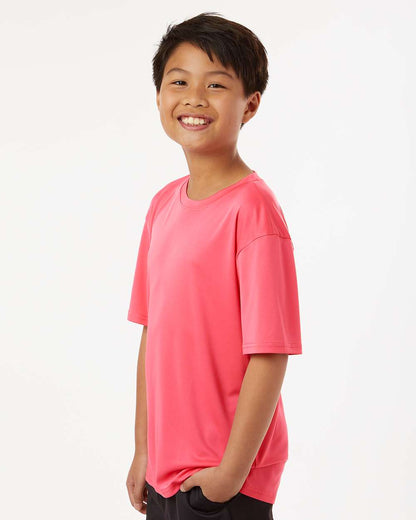 AllPro Youth Pro-Lock Performance T-Shirt 48000Y #colormdl_Bright Pink