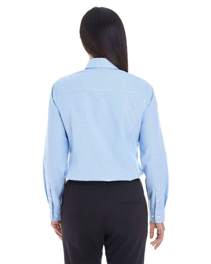 Devon & Jones Women's Crown Collection® Royal Dobby Woven Dress Shirt DG532W #colormdl_French Blue