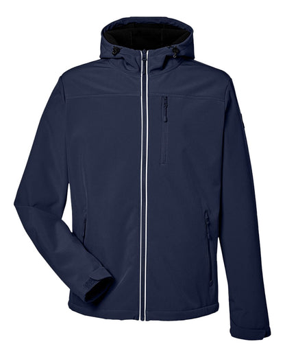 Nautica Men's Wavestorm Hooded Soft Shell Jacket N17789 #color_Navy