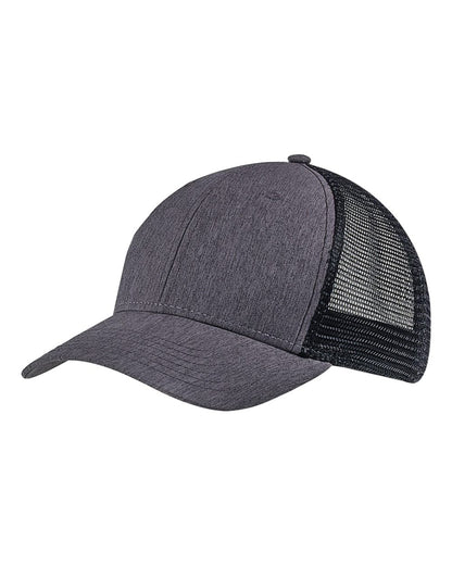 Big Accessories Sport Trucker Cap BA540 #color_Black/ Black