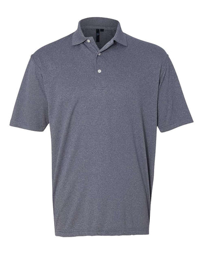 Sierra Pacific Men's Moisture Free Mesh Polo 0469 #color_Heathered Navy