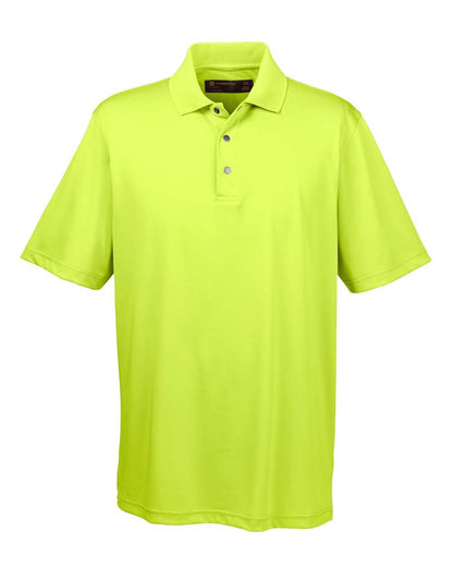 Harriton Men's Advantage Snag Protection Plus IL Snap Placket Polo M345 #color_Safety Yellow