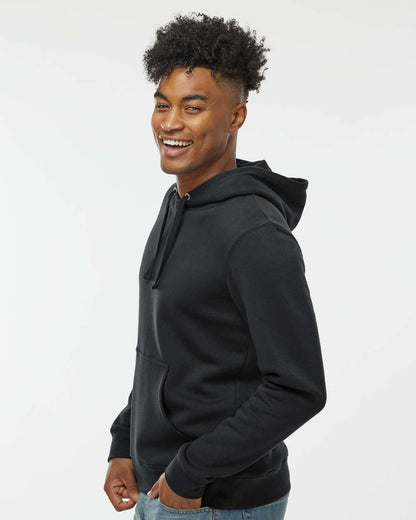 J. America Unisex BTB Fleece Hooded Sweatshirt 8720 #colormdl_Black
