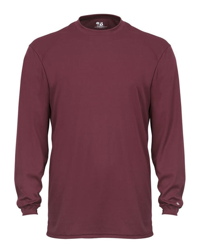 Badger B-Core Long Sleeve T-Shirt 4104 #color_Cardinal