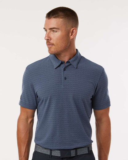 Adidas Men's Blended Printed Polo A702 #colormdl_Preloved Ink