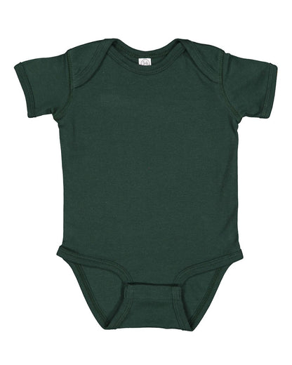 Rabbit Skins Infant Baby Rib Bodysuit 4400 #color_Forest