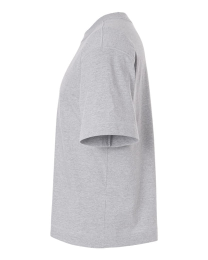American Apparel Unisex Heavyweight Cotton Mid-Length Tee 13ML0 #color_Heather Grey