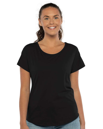 Next Level Women's Ideal Dolman T-Shirt 1560 #colormdl_Black