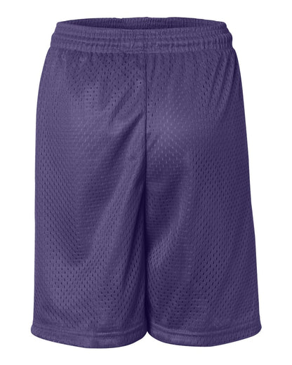 Badger Youth Pro Mesh 6" Shorts 2207 #color_Purple