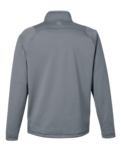 Puma Golf Men's Waffle Fleece Quarter-Zip Pullover 631105 #color_Slate Sky