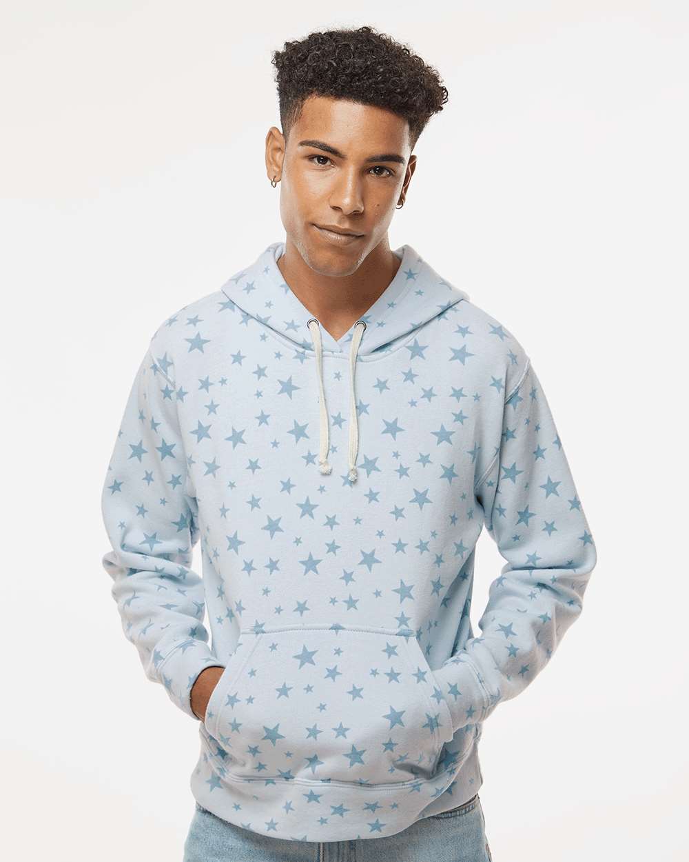 #colormdl_Chambray Stars Triblend
