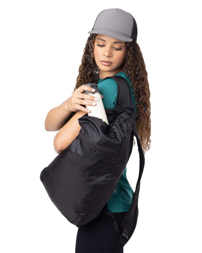 BAGedge Getaway Cinchback Travel Backpack BE278 #colormdl_Black