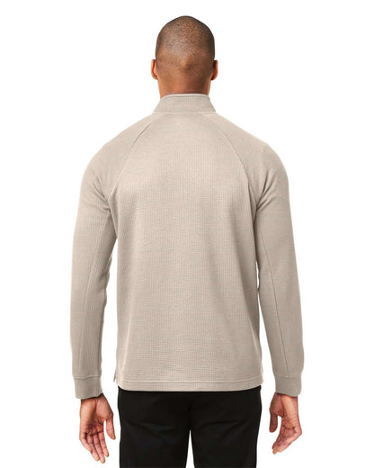 North End Men's Rhythm Waffle Quarter-Zip Pullover NE200 #colormdl_Oatmeal