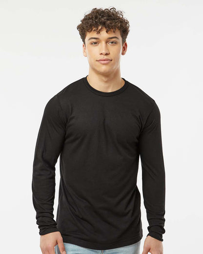 Tultex Poly-Rich Long Sleeve T-Shirt 242 #colormdl_Black