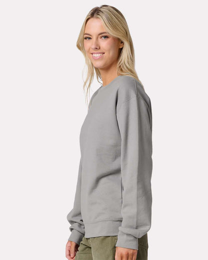 JERZEES Unisex Ultimate CVC Crewneck Sweatshirt IC48MR #colormdl_Rock